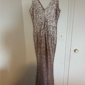 Elegant Sequin Evening Gown